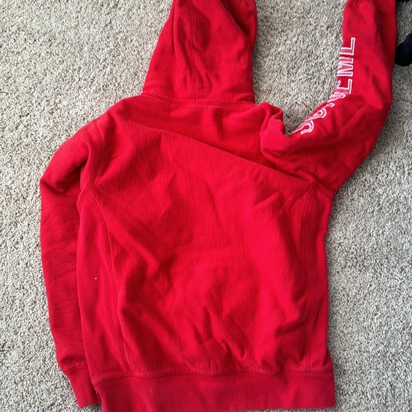 Authentic SUPREME Embroidered Hoodie M - Picture 3 of 7